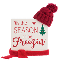 Load image into Gallery viewer, BLOCK TALK WITH FABRIC HATS
