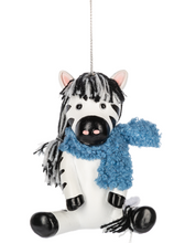 Load image into Gallery viewer, FLUFFY FRIENDS WITH SCARVES ORNAMENT
