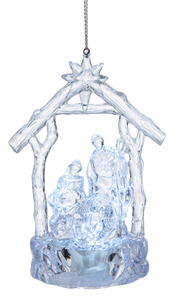 LIGHT UP NATIVITY ORNAMENT