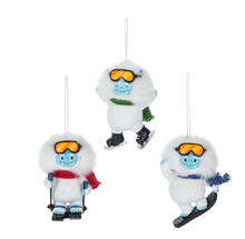 Load image into Gallery viewer, SNOW....YETI ORNAMENT
