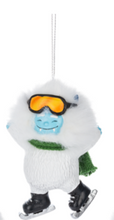Load image into Gallery viewer, SNOW....YETI ORNAMENT
