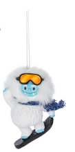 Load image into Gallery viewer, SNOW....YETI ORNAMENT
