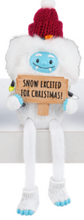 Load image into Gallery viewer, SNOW....YETI SHELF SITTER
