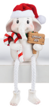 Load image into Gallery viewer, THE WHITE ELEPHANT - SHELFSITTERS WITH SANTA HATS
