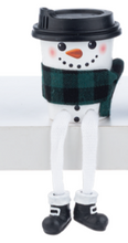 Load image into Gallery viewer, CUP OF CHEER SNOWMEN - SHELFSITTER
