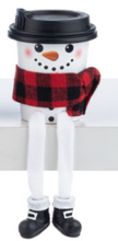 Load image into Gallery viewer, CUP OF CHEER SNOWMEN - SHELFSITTER
