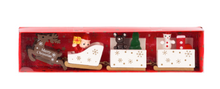 Load image into Gallery viewer, WOODEN CHRISTMAS TRAIN FIGURINES IN A BOX

