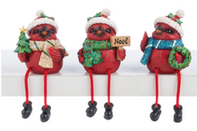 Load image into Gallery viewer, CARDINAL SHELFSITTERS WITH DANGLE LEGS
