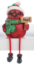 Load image into Gallery viewer, CARDINAL SHELFSITTERS WITH DANGLE LEGS

