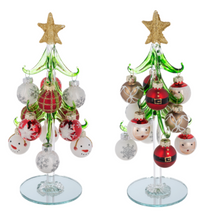 Load image into Gallery viewer, CHRISTMAS TREE WITH SANTA OR SNOWMAN ORNAMENTS
