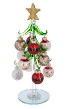 Load image into Gallery viewer, CHRISTMAS TREE WITH SANTA OR SNOWMAN ORNAMENTS
