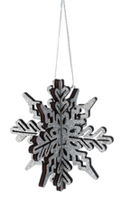 Load image into Gallery viewer, LASER CUT SNOWFLAKE ORNAMENT
