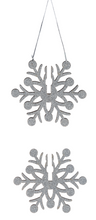 Load image into Gallery viewer, LASER CUT SNOWFLAKE ORNAMENT
