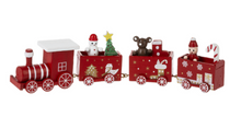 Load image into Gallery viewer, WOODEN CHRISTMAS TRAIN FIGURE - SMALL
