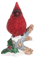 Load image into Gallery viewer, CARDINAL ON BRANCH FIGURINE
