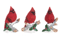 Load image into Gallery viewer, CARDINAL ON BRANCH FIGURINE
