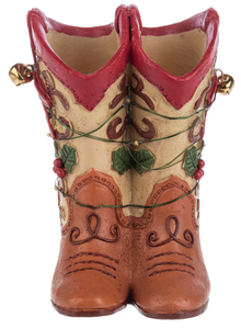 LIGHT UP COWBOY BOOT FIGURINES