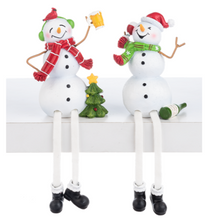 Load image into Gallery viewer, SNOWMAN SHELF SITTERS
