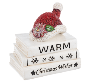 A HOLIDAY STORY BOOK FIGURINE