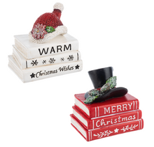 Load image into Gallery viewer, A HOLIDAY STORY BOOK FIGURINE
