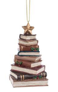 A HOLIDAY STORY BOOK TREE ORNAMENT
