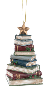 A HOLIDAY STORY BOOK TREE ORNAMENT
