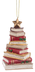 A HOLIDAY STORY BOOK TREE ORNAMENT