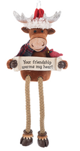 Load image into Gallery viewer, MERRY CHRIS - MOOSE ORNAMENT

