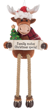 Load image into Gallery viewer, MERRY CHRIS - MOOSE ORNAMENT

