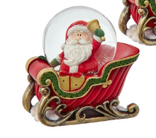 Load image into Gallery viewer, SANTA ON SLEIGH WATER GLOBE
