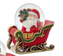 Load image into Gallery viewer, SANTA ON SLEIGH WATER GLOBE
