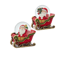 Load image into Gallery viewer, SANTA ON SLEIGH WATER GLOBE
