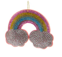 Load image into Gallery viewer, BEDAZZLED UNICORN, RAINBOW OR STAR ORNAMENT
