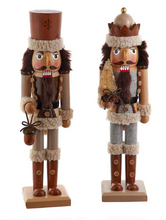 Load image into Gallery viewer, WOODEN WOODLAND NUTCRACKER
