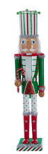 Load image into Gallery viewer, RED, GREEN &amp; WHITE NUTCRACKER

