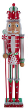 Load image into Gallery viewer, RED, GREEN &amp; WHITE NUTCRACKER
