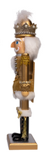 Load image into Gallery viewer, 15"WOODEN GOLD NUTCRACKER
