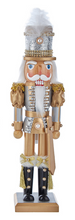 Load image into Gallery viewer, 15"WOODEN GOLD NUTCRACKER
