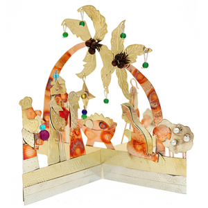 FOUR FOLD NATIVITY SCENE