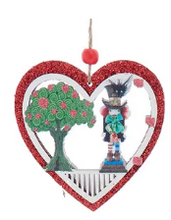 Load image into Gallery viewer, ALICE IN WONDERLAND WOODEN CHARACTER ORNAMENT
