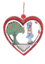 Load image into Gallery viewer, ALICE IN WONDERLAND WOODEN CHARACTER ORNAMENT
