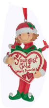 Load image into Gallery viewer, "MOM'S FAVORITE" GIRL OR BOY ORNAMENT
