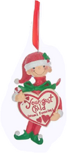 Load image into Gallery viewer, "MOM'S FAVORITE" GIRL OR BOY ORNAMENT
