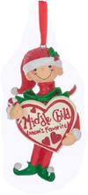 Load image into Gallery viewer, "MOM'S FAVORITE" GIRL OR BOY ORNAMENT
