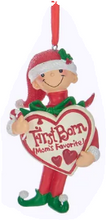 Load image into Gallery viewer, "MOM'S FAVORITE" GIRL OR BOY ORNAMENT
