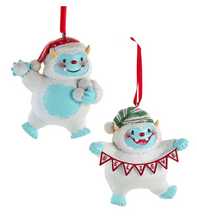 Load image into Gallery viewer, WHIMSICAL YETI ORNAMENT
