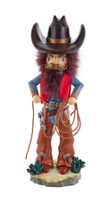 Load image into Gallery viewer, HOLLYWOOD NUTCRACKERS™ COWBOY WITH LASSO NUTCRACKER
