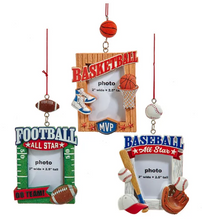 Load image into Gallery viewer, SPORTS PHOTO FRAME ORNAMENT
