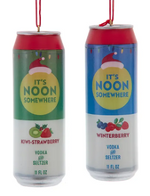 Load image into Gallery viewer, &quot;IT&#39;S NOON SOMEWHERE&quot; CAN ORNAMENT
