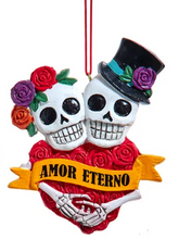 Load image into Gallery viewer, DAY OF THE DEAD SKELETON ORNAMENT
